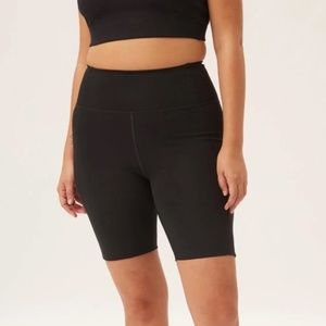 Black High-Rise Bike Short Girlfriend Collective L